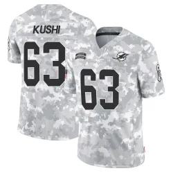 Men's Tedi Kushi Miami Dolphins No.63 Limited 2024 Salute to Service Jersey - Arctic Camo