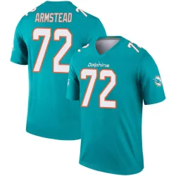 Men's Terron Armstead Miami Dolphins No.72 Legend Jersey - Aqua