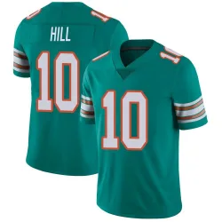 Men's Tyreek Hill Miami Dolphins No.10 Limited Alternate Vapor Untouchable Jersey - Aqua