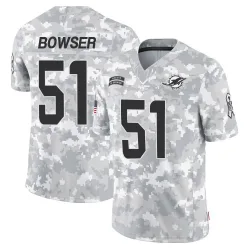 Men's Tyus Bowser Miami Dolphins No.51 Limited 2024 Salute to Service Jersey - Arctic Camo