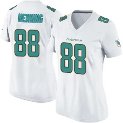 Women's A.J. Henning Miami Dolphins No.88 Game Jersey - White