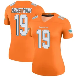 Women's Andrew Armstrong Miami Dolphins No.19 Legend Color Rush Jersey - Orange