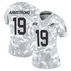 Women's Andrew Armstrong Miami Dolphins No.19 Limited 2024 Salute to Service Jersey - Arctic Camo