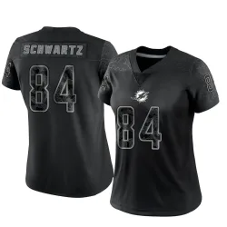 Women's Anthony Schwartz Miami Dolphins No.84 Limited Reflective Jersey - Black