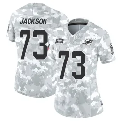 Women's Austin Jackson Miami Dolphins No.73 Limited 2024 Salute to Service Jersey - Arctic Camo