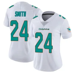 Women's Cam Smith Miami Dolphins No.24 limited Vapor Untouchable Jersey - White