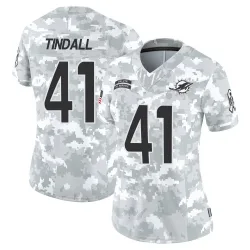 Women's Channing Tindall Miami Dolphins No.41 Limited 2024 Salute to Service Jersey - Arctic Camo