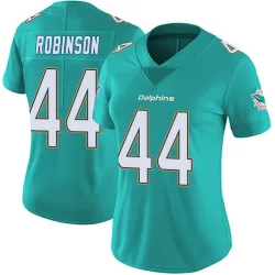 Women's Chop Robinson Miami Dolphins No.44 Limited Team Color Vapor Untouchable Jersey - Aqua