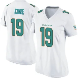 Women's Cody Core Miami Dolphins No.19 Game Jersey - White