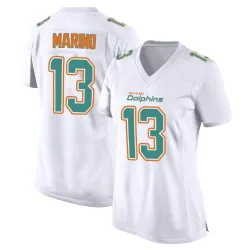 Women's Dan Marino Miami Dolphins No.13 Game Fashion Jersey - White