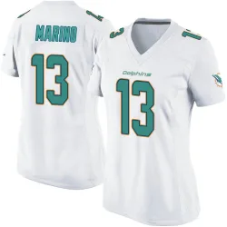 Women's Dan Marino Miami Dolphins No.13 Game Jersey - White