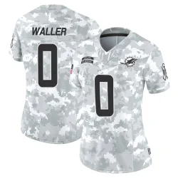 Women's Darren Waller Miami Dolphins No.0 Limited 2024 Salute to Service Jersey - Arctic Camo