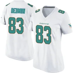 Women's DeVonte Dedmon Miami Dolphins No.83 Game Jersey - White