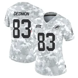 Women's DeVonte Dedmon Miami Dolphins No.83 Limited 2024 Salute to Service Jersey - Arctic Camo