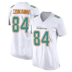 Women's Erik Ezukanma Miami Dolphins No.84 Game Fashion Jersey - White