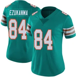 Women's Erik Ezukanma Miami Dolphins No.84 Limited Alternate Vapor Untouchable Jersey - Aqua