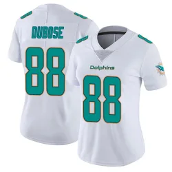 Women's Grant DuBose Miami Dolphins No.88 limited Vapor Untouchable Jersey - White