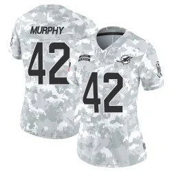 Women's Grayson Murphy Miami Dolphins No.42 Limited 2024 Salute to Service Jersey - Arctic Camo