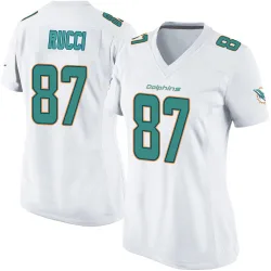 Women's Hayden Rucci Miami Dolphins No.87 Game Jersey - White