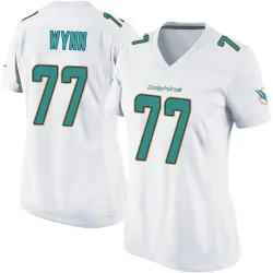 Women's Isaiah Wynn Miami Dolphins No.77 Game Jersey - White