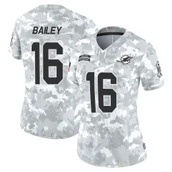Women's Jake Bailey Miami Dolphins No.16 Limited 2024 Salute to Service Jersey - Arctic Camo