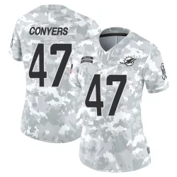 Women's Jalin Conyers Miami Dolphins No.47 Limited 2024 Salute to Service Jersey - Arctic Camo