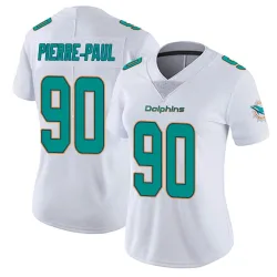 Women's Jason Pierre-Paul Miami Dolphins No.90 limited Vapor Untouchable Jersey - White