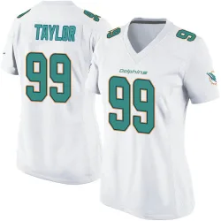 Women's Jason Taylor Miami Dolphins No.99 Game Jersey - White