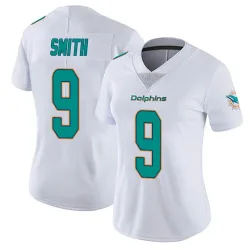 Women's Jonnu Smith Miami Dolphins No.9 limited Vapor Untouchable Jersey - White