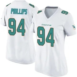 Women's Jordan Phillips Miami Dolphins No.94 Game Jersey - White