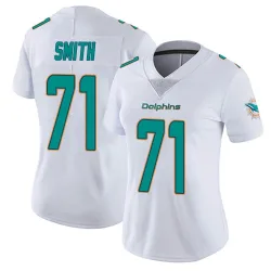Women's Kion Smith Miami Dolphins No.71 limited Vapor Untouchable Jersey - White
