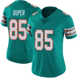 Women's Mark Duper Miami Dolphins No.85 Limited Alternate Vapor Untouchable Jersey - Aqua