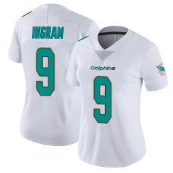 Women's Melvin Ingram Miami Dolphins No.9 limited Vapor Untouchable Jersey - White