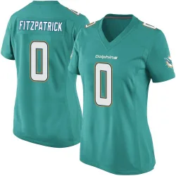 Women's Minkah Fitzpatrick Miami Dolphins No.0 Game Team Color Jersey - Aqua