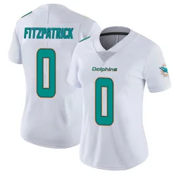 Women's Minkah Fitzpatrick Miami Dolphins No.0 limited Vapor Untouchable Jersey - White