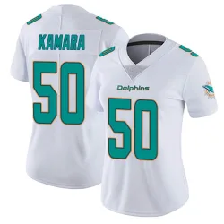Women's Mohamed Kamara Miami Dolphins No.50 limited Vapor Untouchable Jersey - White
