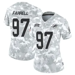 Women's Neil Farrell Miami Dolphins No.97 Limited 2024 Salute to Service Jersey - Arctic Camo