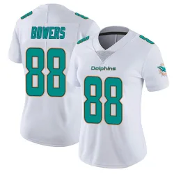 Women's Nick Bowers Miami Dolphins No.88 limited Vapor Untouchable Jersey - White