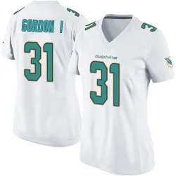 Women's Ollie Gordon II Miami Dolphins No.31 Game Jersey - White