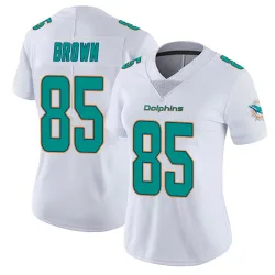 Women's Pharaoh Brown Miami Dolphins No.85 limited Vapor Untouchable Jersey - White