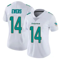 Women's Quinn Ewers Miami Dolphins No.14 limited Vapor Untouchable Jersey - White