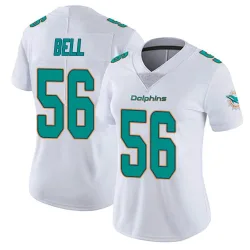 Women's Quinton Bell Miami Dolphins No.56 limited Vapor Untouchable Jersey - White