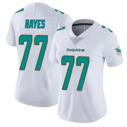 Women's Ryan Hayes Miami Dolphins No.77 limited Vapor Untouchable Jersey - White