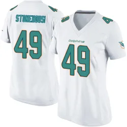 Women's Ryan Stonehouse Miami Dolphins No.49 Game Jersey - White