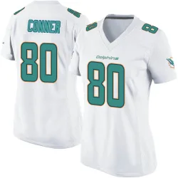 Women's Tanner Conner Miami Dolphins No.80 Game Jersey - White