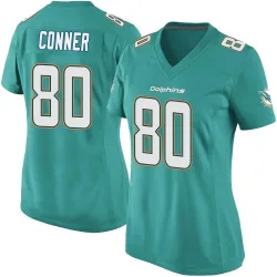 Women's Tanner Conner Miami Dolphins No.80 Game Team Color Jersey - Aqua