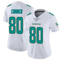 Women's Tanner Conner Miami Dolphins No.80 limited Vapor Untouchable Jersey - White