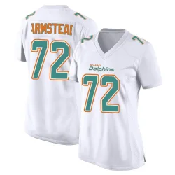 Women's Terron Armstead Miami Dolphins No.72 Game Fashion Jersey - White