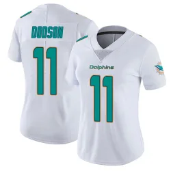 Women's Tyrel Dodson Miami Dolphins No.11 limited Vapor Untouchable Jersey - White