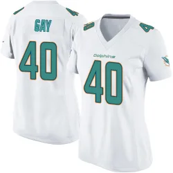 Women's Willie Gay Miami Dolphins No.40 Game Jersey - White